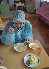 обед в дошкольной группе